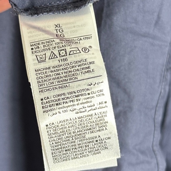 Old Navy Blue Smocked Maxi Dress Womens Sz XL Cotton Form 2024 Pockets‎ Long NEW - Picture 10 of 16